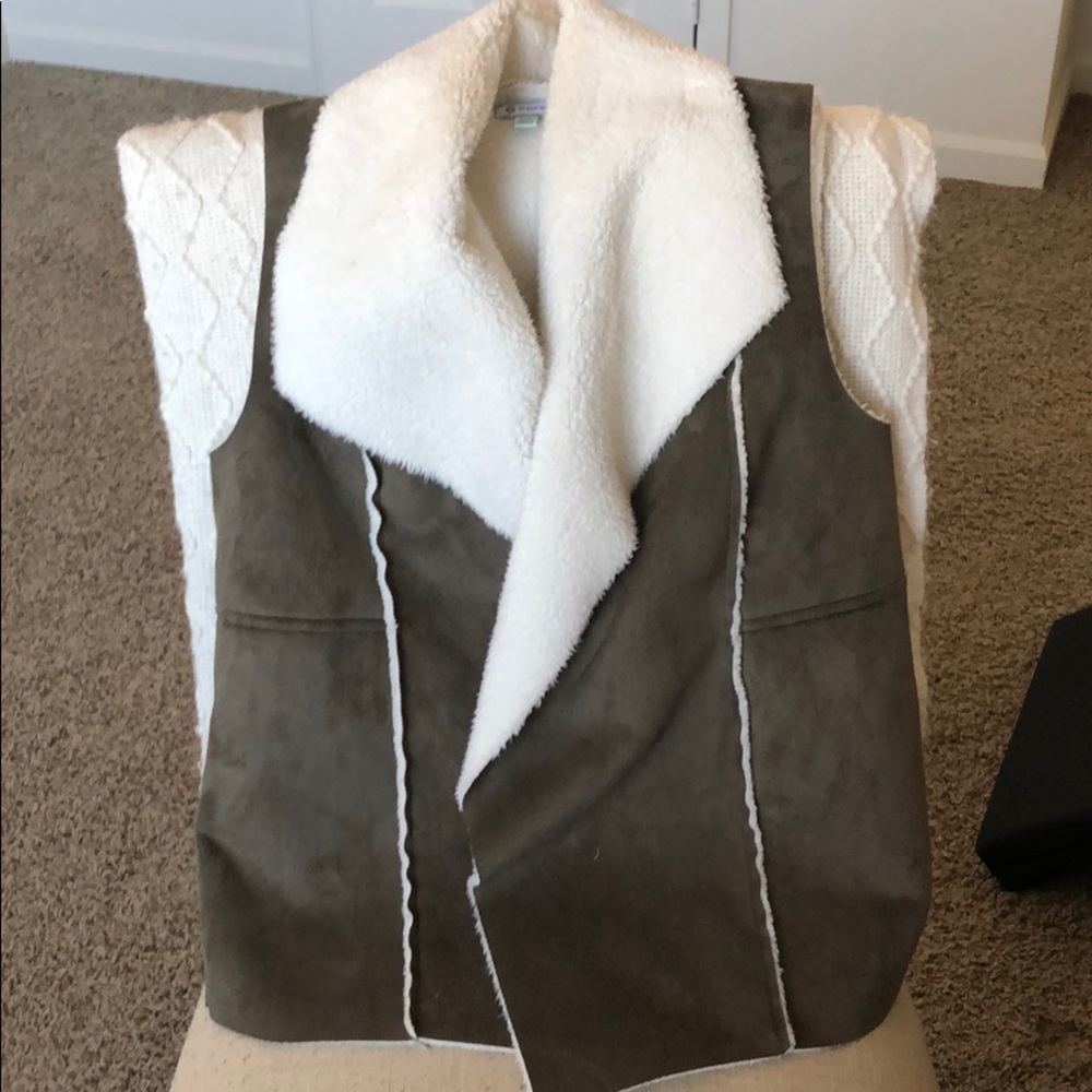 Susina Faux Suede vest